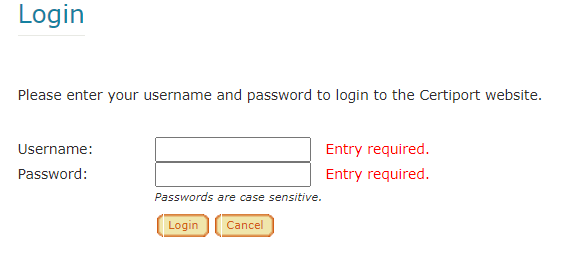 login